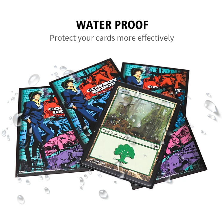 Matte Back Glossy Front CUSTOM TRADING CARD SLEEVES