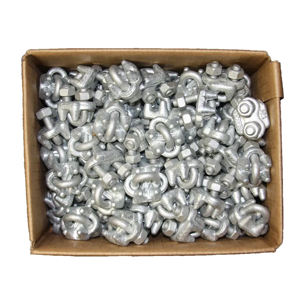 High Quality Rigging Hardware Corrosion Resistance DIN741 Wire Rope Clip