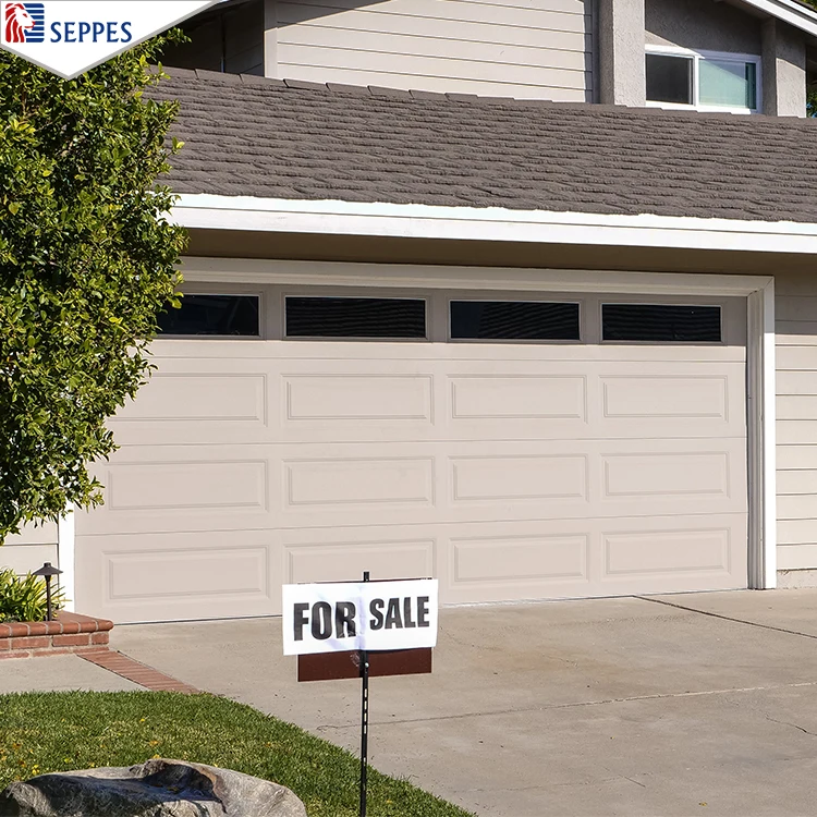 Heavy-duty steel sectional garage doors warehouse automatic garage doors modern garage door for factory