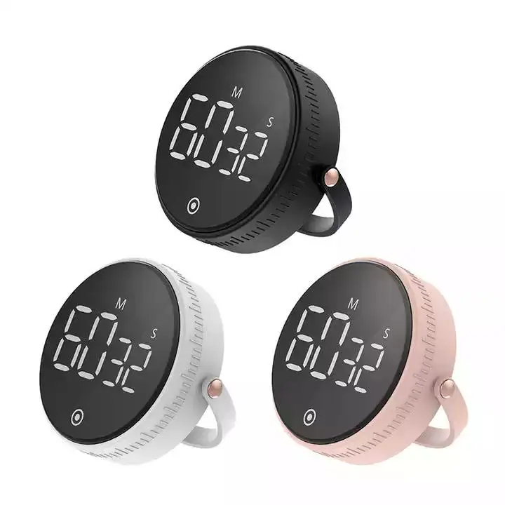 Interval Training LED countdown Stainless steel timer wall mounted gym clock timer