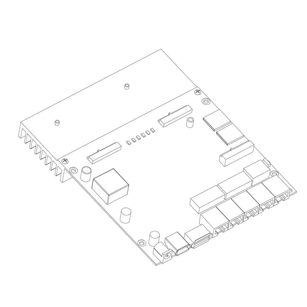 Встроенная плата маршрутизатора WPQ865 Atheros IPQ8065 1 7 ГГц с поддержкой 802.11AC WAVE