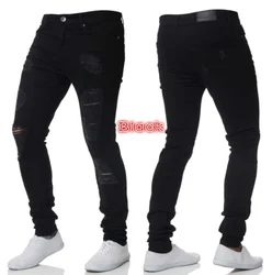 Wholesale Price Slimfit Cotton Ripped Jean Pants For Men