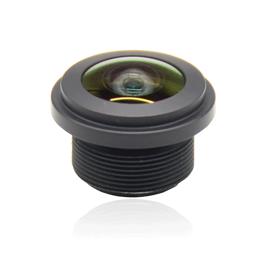 Широкоугольный объектив для камеры видеонаблюдения, 1/3 дюйма, 3 Мп, фокусное расстояние 1,55 мм, без искажений, M12, для автомобилей 360, панорамная камера