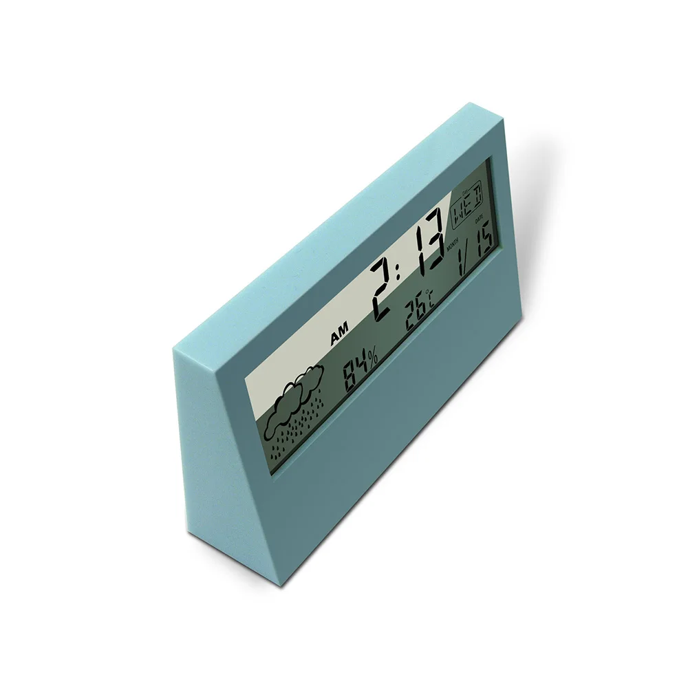 Indoor Usage Digital Ambient Room Thermometer Hygrometer Forecast LED Weather Station