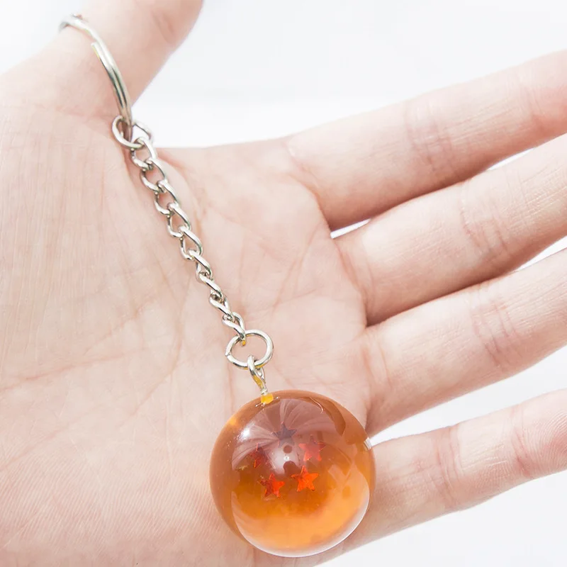 Anime Dragons Ball Seven Stars Seven Styles Key Chain Pendant Animation Peripheral Accessories Resin Gift
