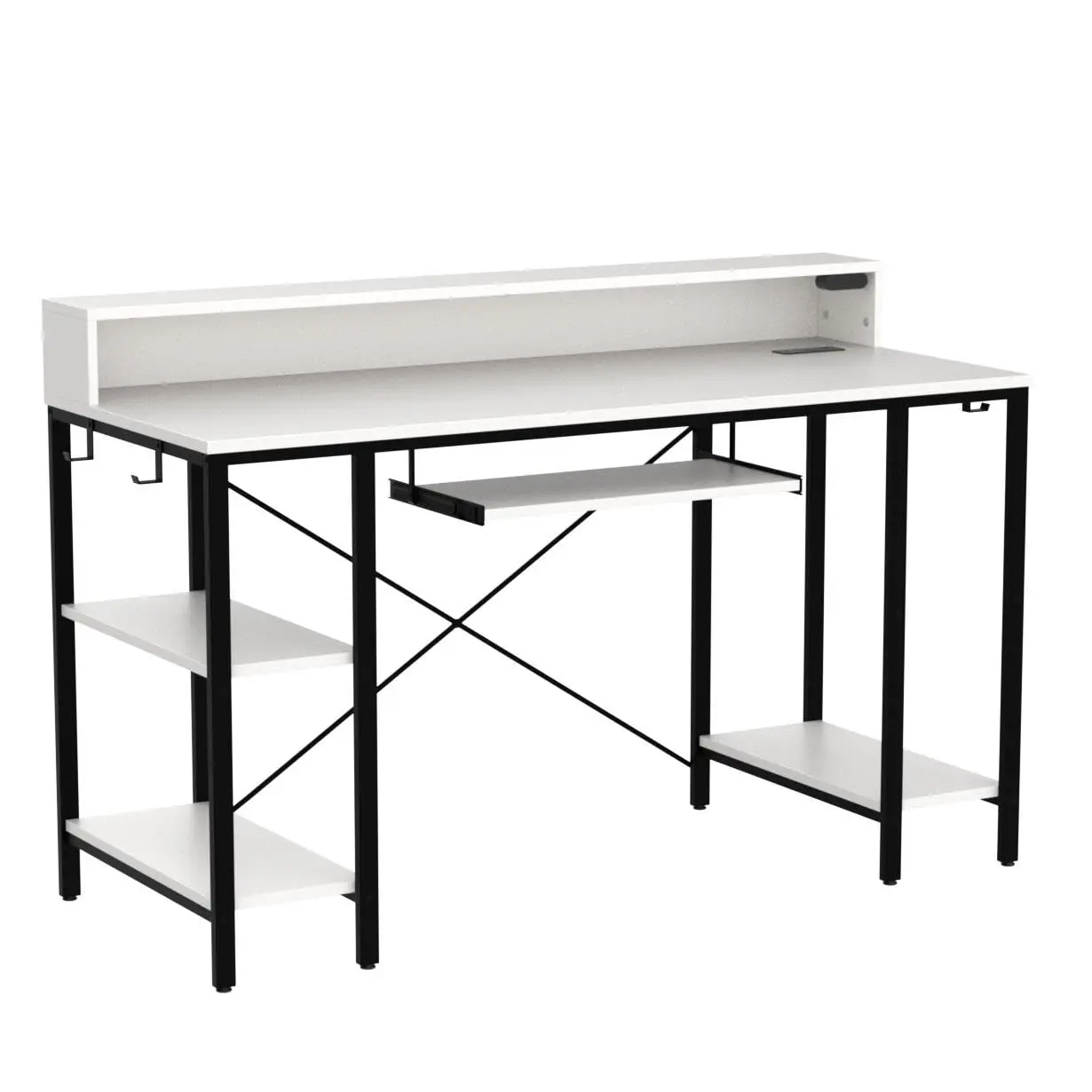 2024 Hot Sale Grade Bamboo Office Furniture Laminated Office Desk Organizer Computer Desk With Drawers
