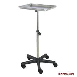 Салонный серебристый алюминиевый сервисный лоток из нержавеющей стали