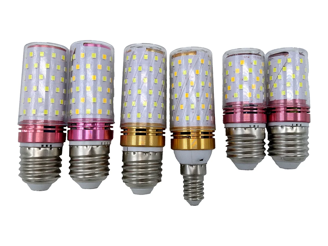 Factory wholesale E14 E27 16W adjustable LED corn bulb energy-saving and high brightness for indoor lighting with low price