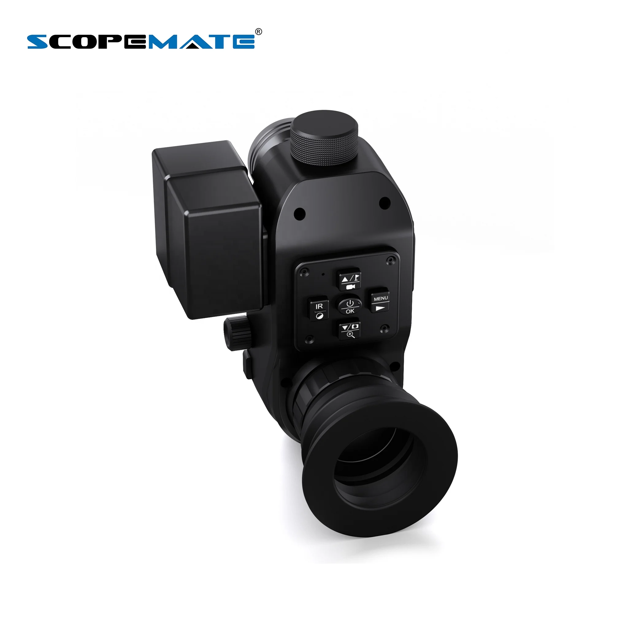 2022 Scopemate Night Vision Scope Rear Clip on Scope Camera  NVS12 LRF with  Build in Range Finder