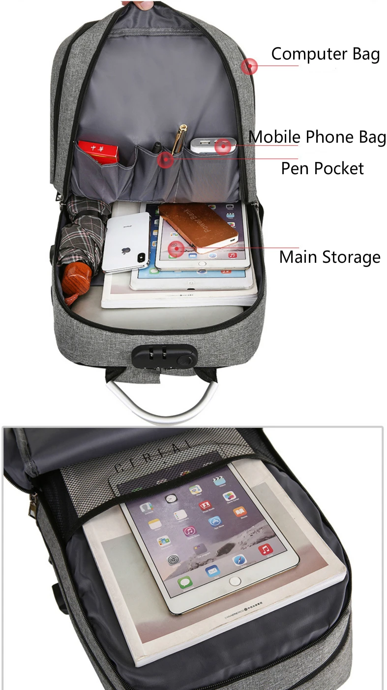 New Large Capacity Ladies Backpack Outdoor Sports Laptop Backpack