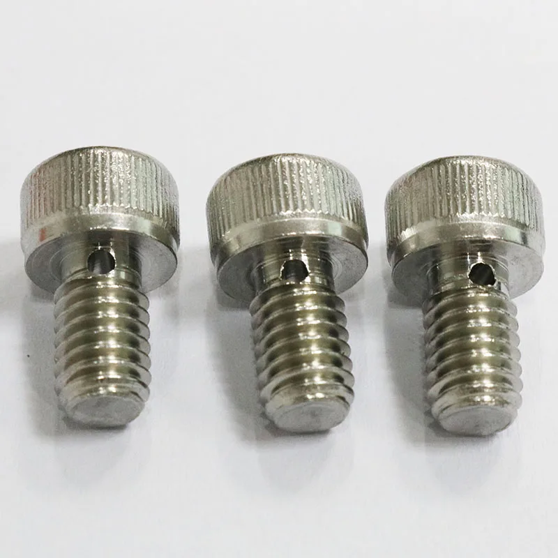 DIN912 Hexagon Allen Socket Screw Cup Head Cylindrical Knurled  Head Through Hole Thread Plastic Insulating Bolt