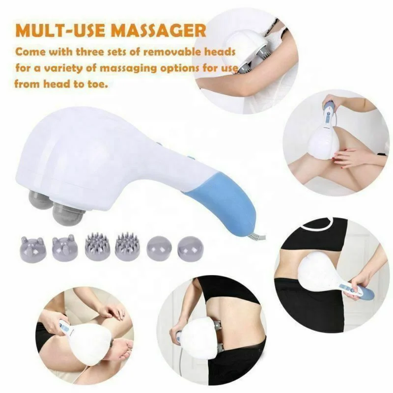 Full Body Electric Handheld Massager Wand Back Neck Percussion Vibrating Machine