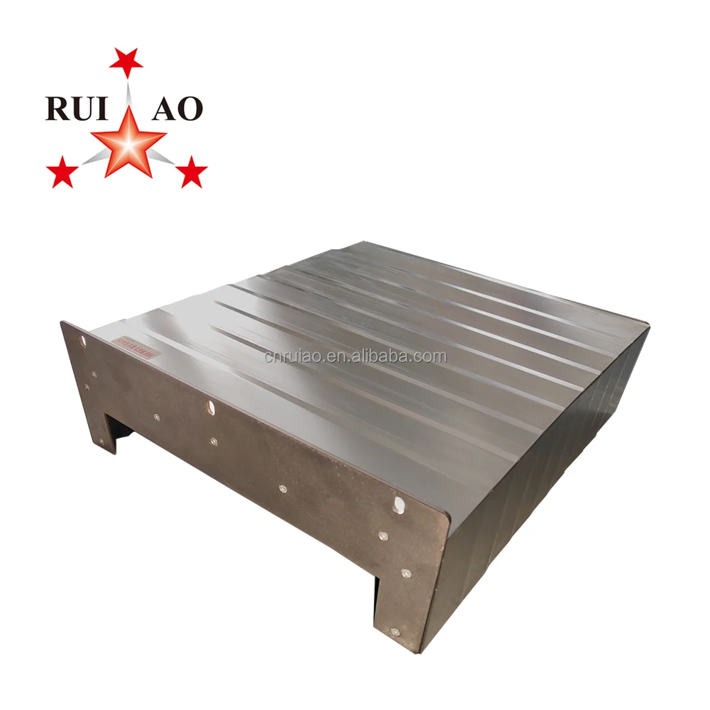 CNC Protection Armored Shield cover Hot chips Protection Cover Steel Lamella Bellows Cover
