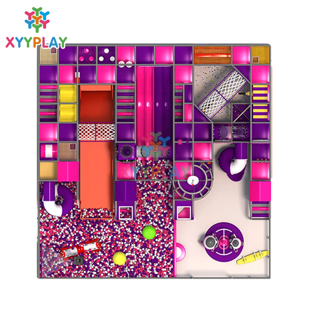 Cheap Kids Games Indoor Soft Candy Indoor Playground