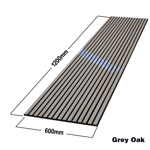 KASARO Akupanel Acoustic Slat Panel Wood Grooved For Studio Room Soundproof Wall Panel