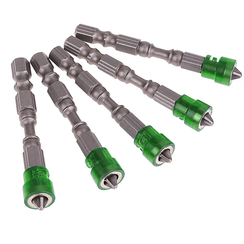 Phillips Screwdrivers Bit Set ph2 Screw Driver Bits Precision Impact Driver Magnetic Ring Anti Slip Electric