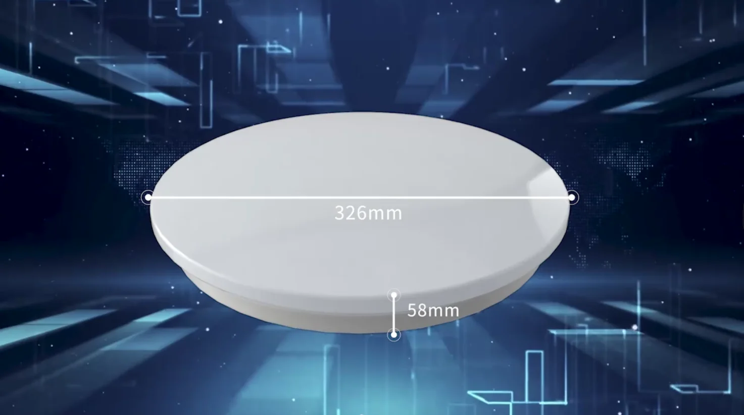 PDLUX PD-LED2053 Energy-Efficient LED Light with Built-In Microwave Motion Sensor