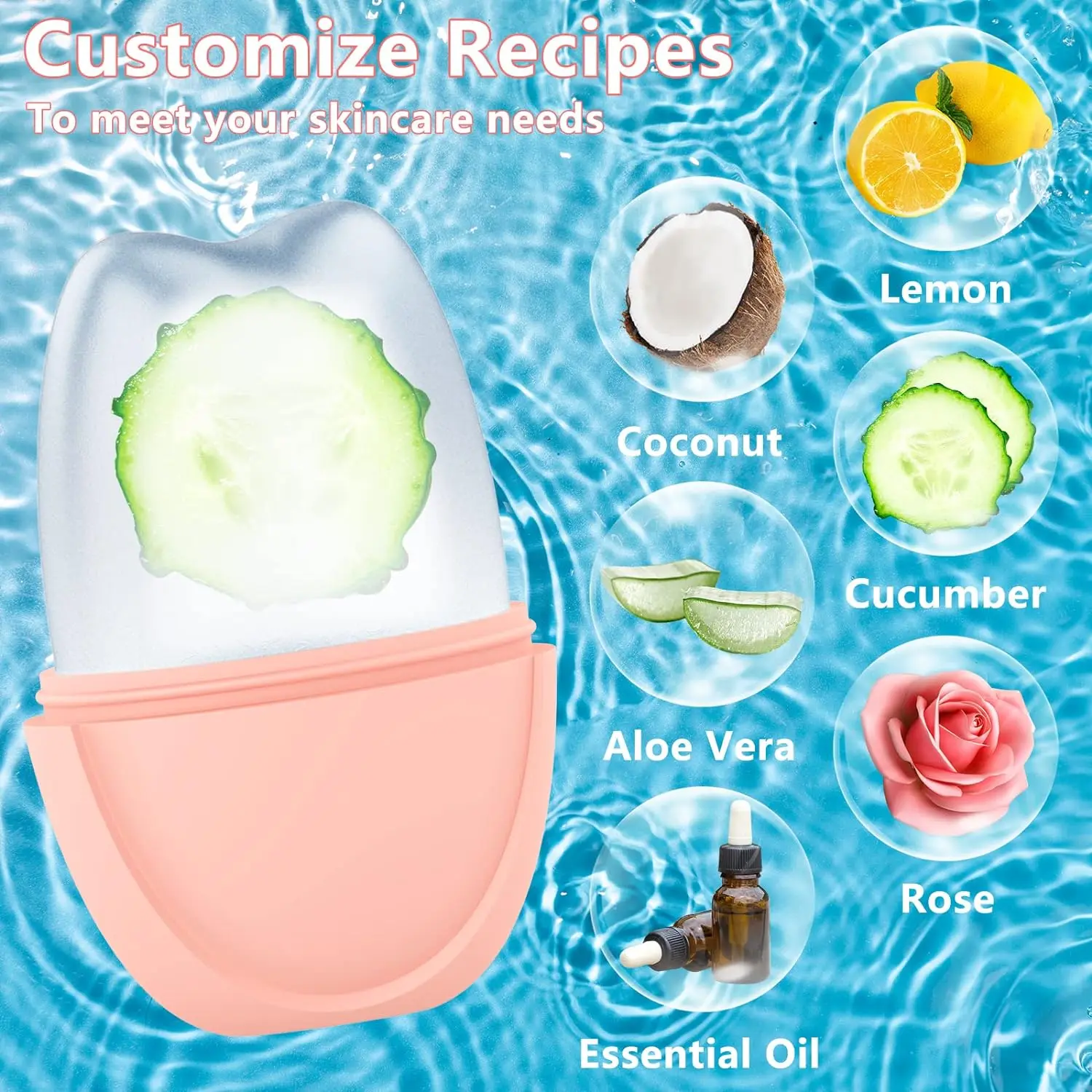 Wholesale Reusable Cat Claw Shape Silicone Cube Kit For Silicon Ice Face Roller