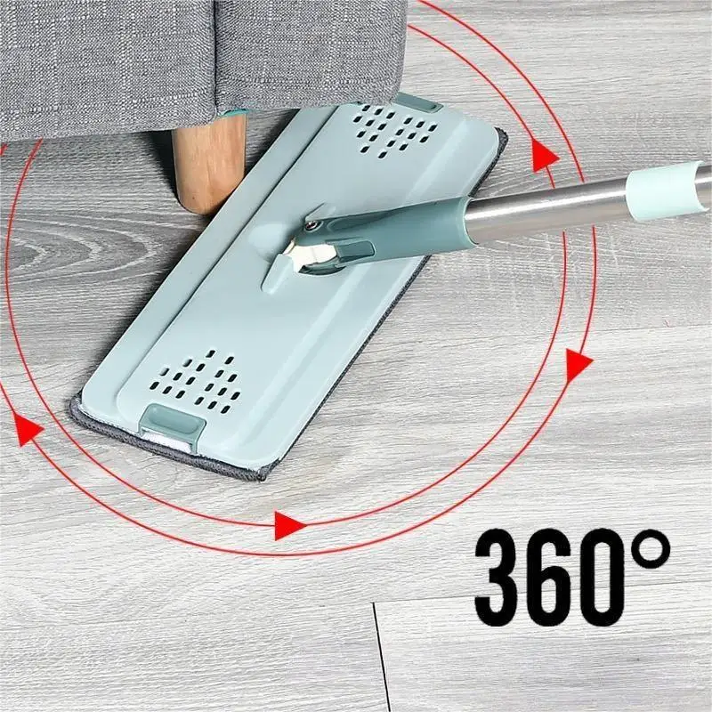 Mop Slim Spare Easy Mope Import Portable Set Spin Mops Cleaning Magic Cleanroom 360 Head Round Floor Flat