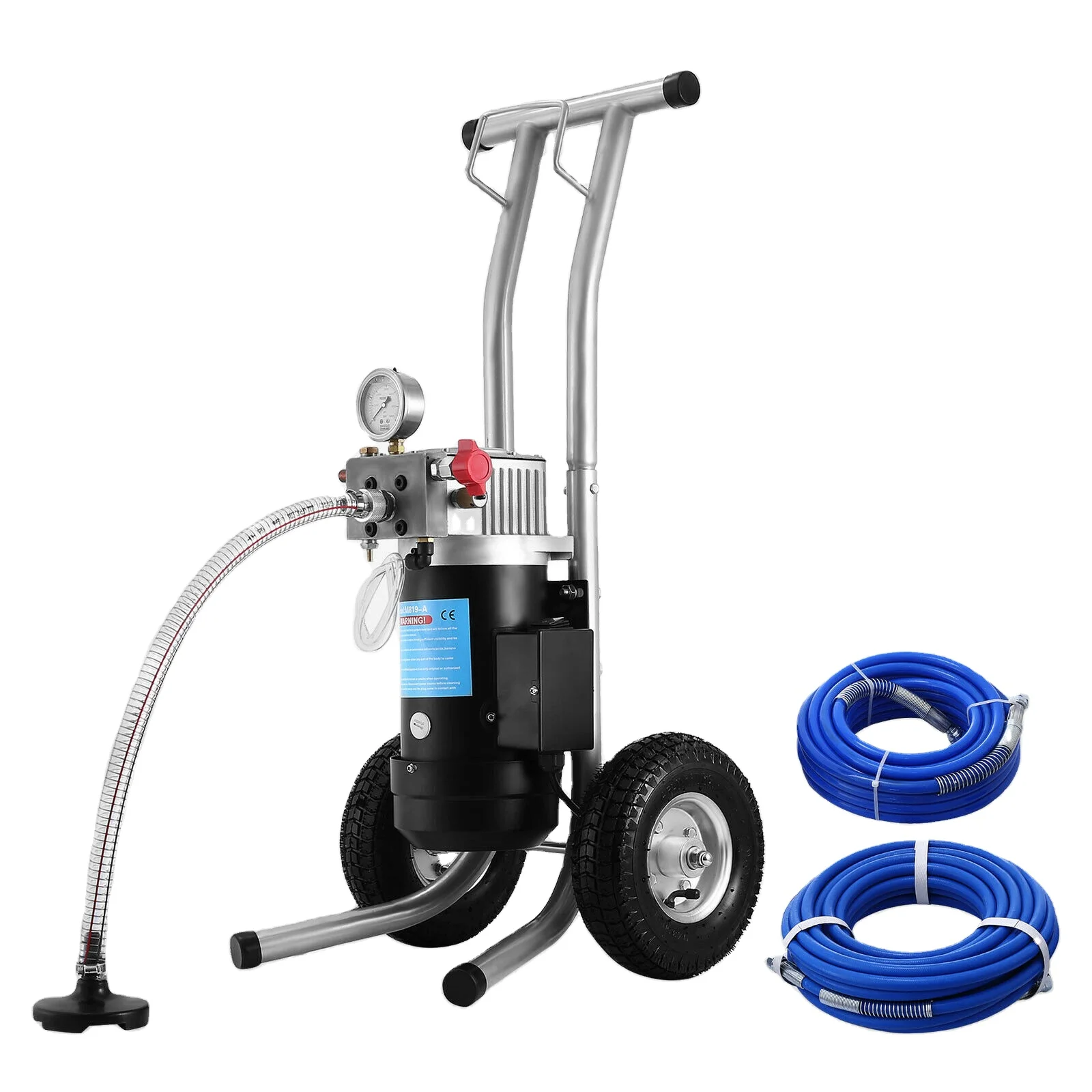 
Airless Wall Paint Sprayer Spray Gun DIY 3.8L/min Note Maximum High Pressure 