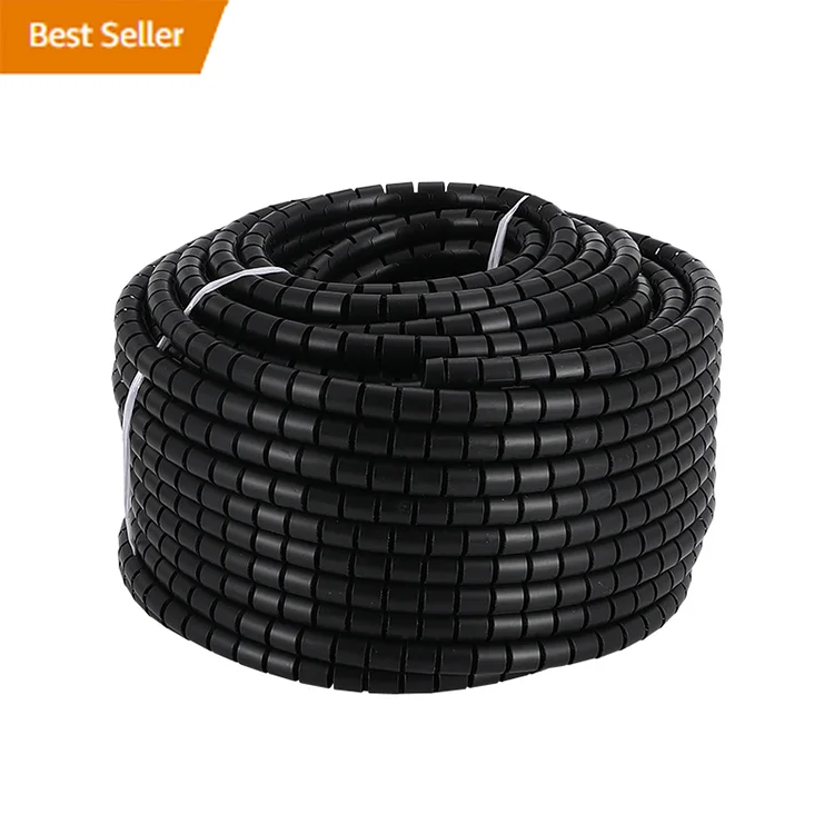 Huaju New Factory Free Sample Spiral Design Insulation Thickened 8-40mm PE cable sleeves