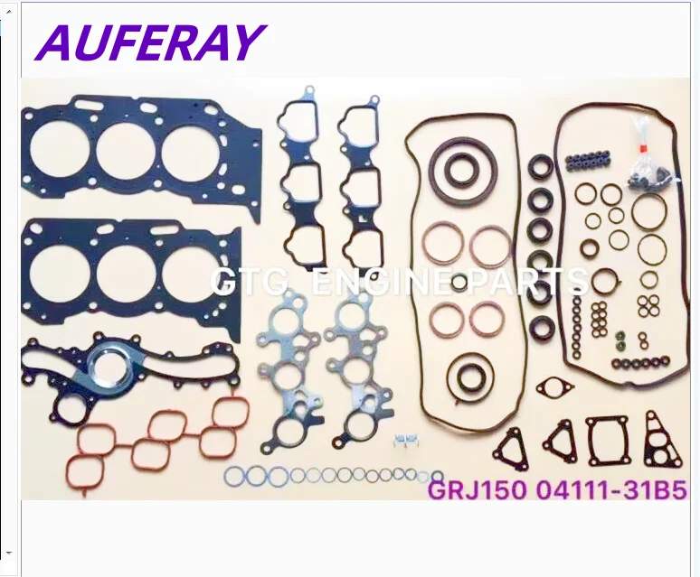 High quality 1GR GRJ150  04111-31B50   Whole car gasket engine repair kit  full gasket  gasket kit   for TOTOTA