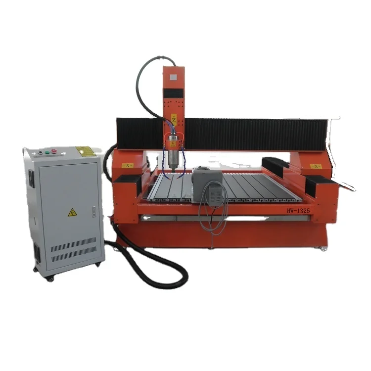 3-осевое соединение станка для резьбы по камню с ЧПУ обеспечивает обработку и формирование трехмерных объектов