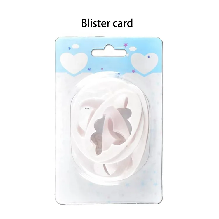 5Pcs Cloud Shape Plastic Cookie Cutter Fondant Embosser Cake Decorating Tools