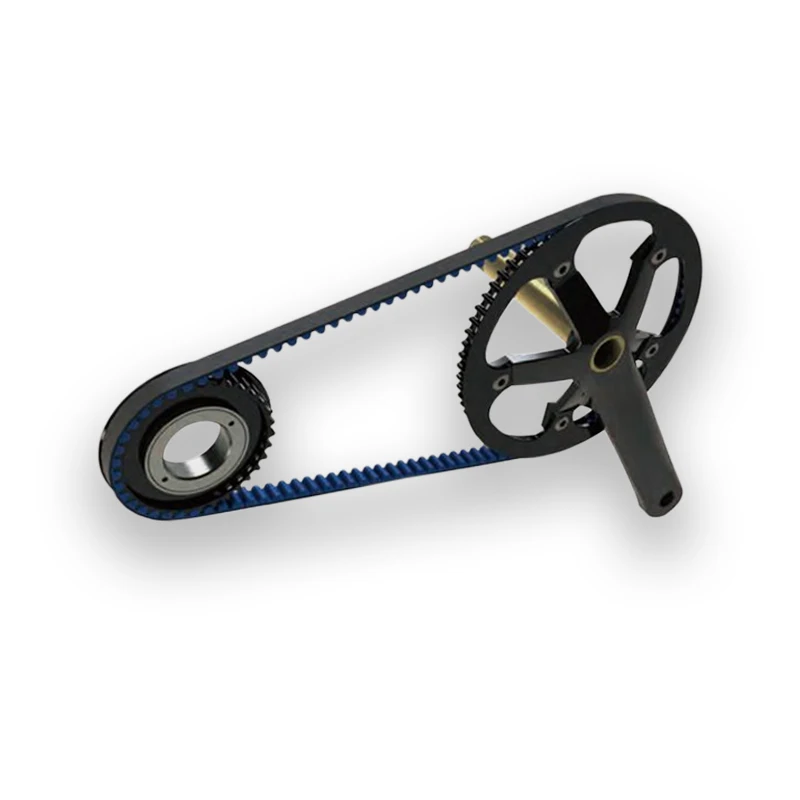 Bicycle E-bike children bike rubber belt group chainwheel freewheel and belt