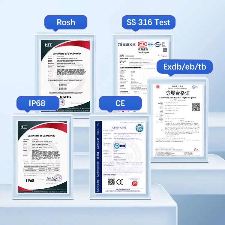 Морской Ex кабельный сальник TJ19 Взрывозащищенный Кабельный водонепроницаемая распределительная коробка с кабельным atex