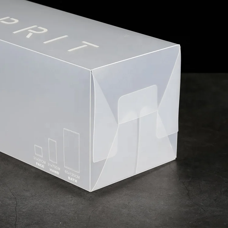 Customized Blank Frosted PP Packaging Box Transparent PET Box Clear PVC Plastic Box