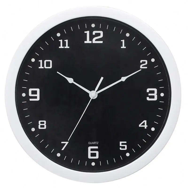Clock wall  modern Simple Round Design cheap promotion Plastic wall clock