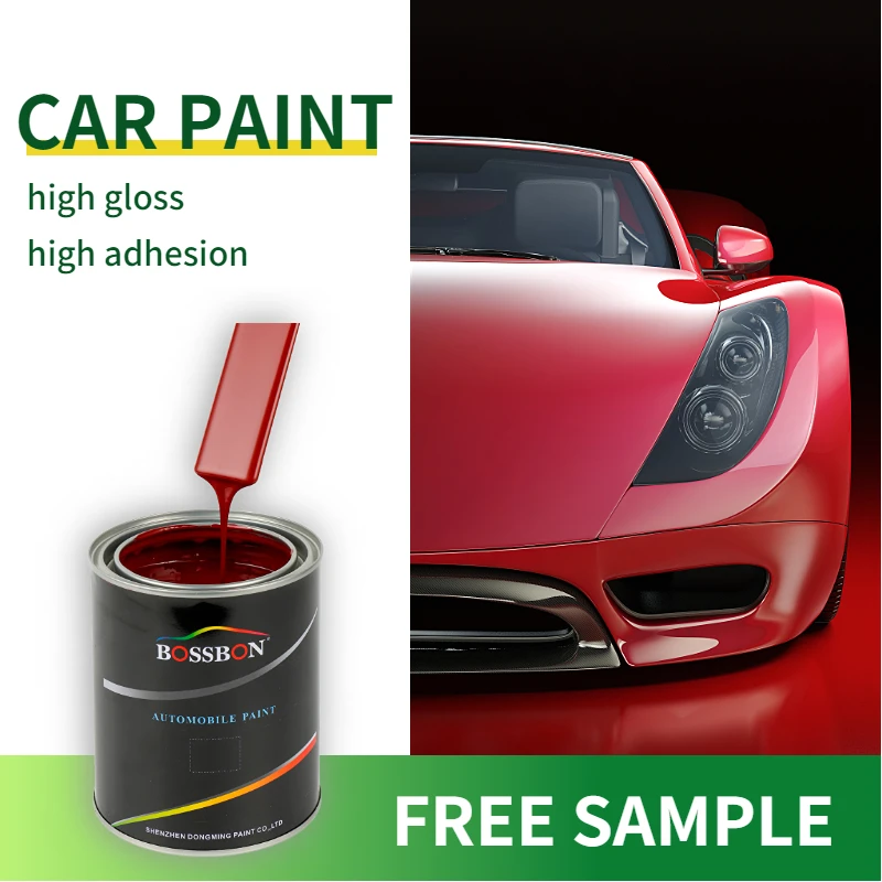 Free Sample 1 USD Car Refinish Auto Paint Acrylic 1K 2K Metallic Chameleon Color Formula System