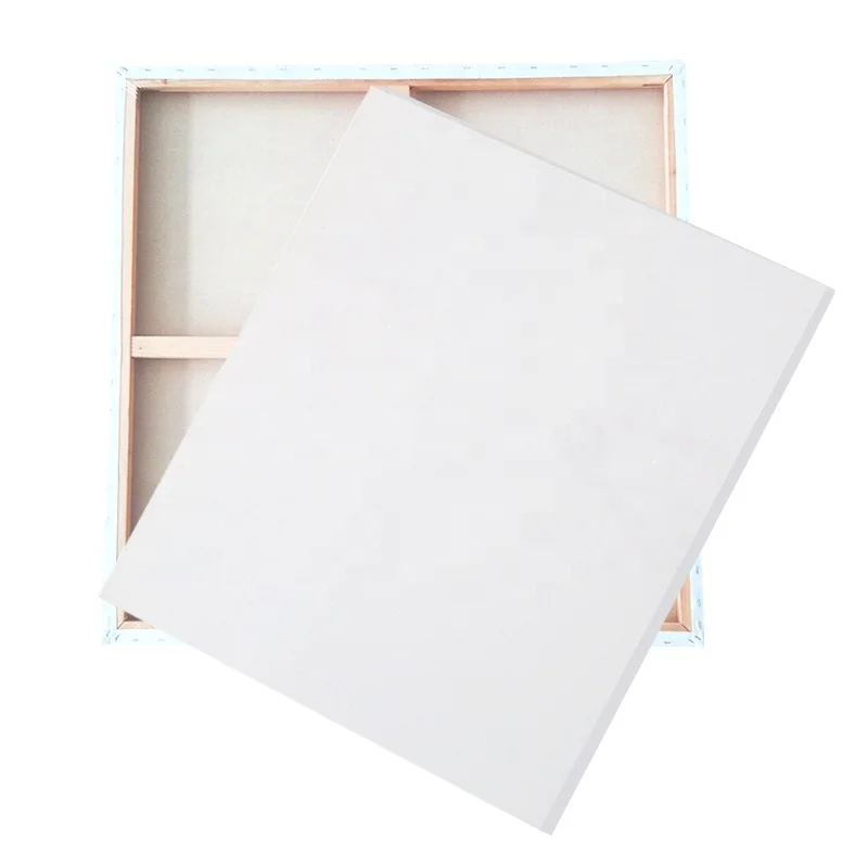  50*50CM cheap price art supplies coton blank stretched