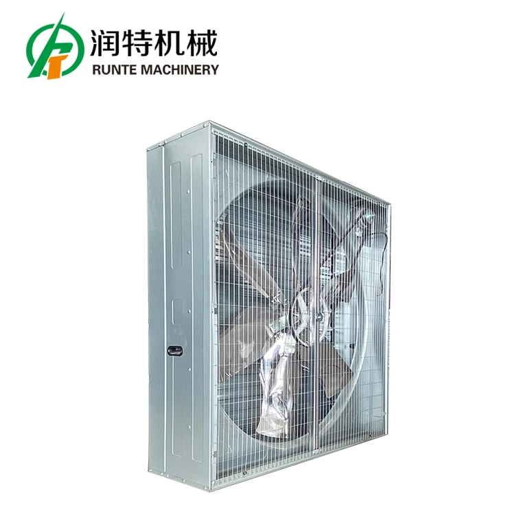 QiluRunte 1530 Industrial Wall Mounted Box Shutter Type Poultry Farming Ventilation for Exhaust Fan, Poultry Exhaust Fan
