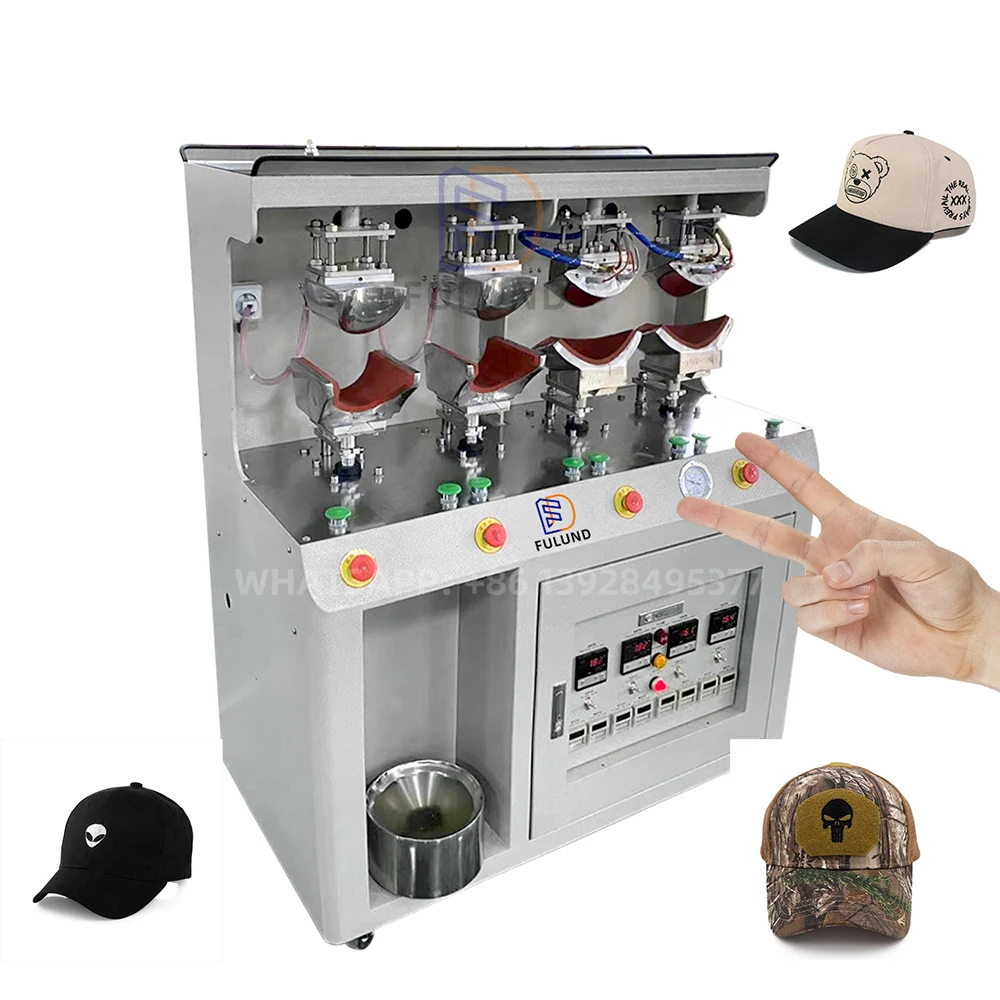 Manufactory wholesale auto front panel baseball cap making machine without boilder
