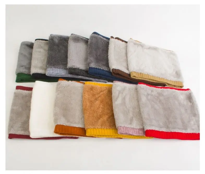 New Design Warm Scarf Ring Thickened Collar Knitted Scarves for Winter