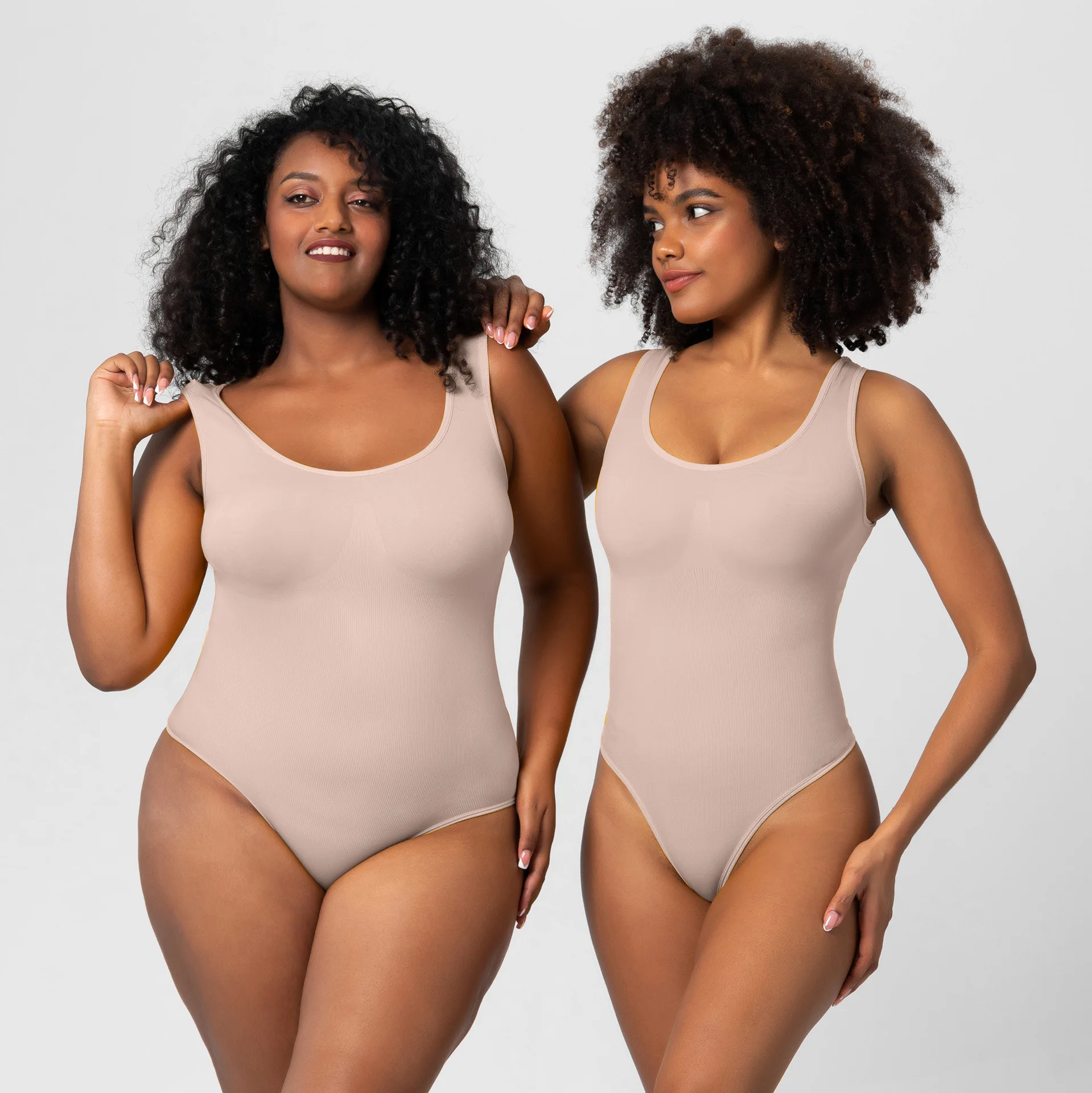 Women Slimming Bodysuits Shapewear Tops Camisole Leotards Bodycon Jumpsuit Removeable Strap Tummy Control Body Shaper