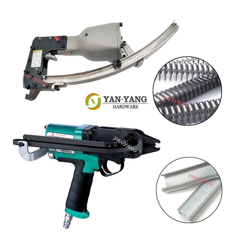Yanyang pneumatic nailer N851 automatic nail gun 8016 staple 7116 tacker upholstery furniture air stapler