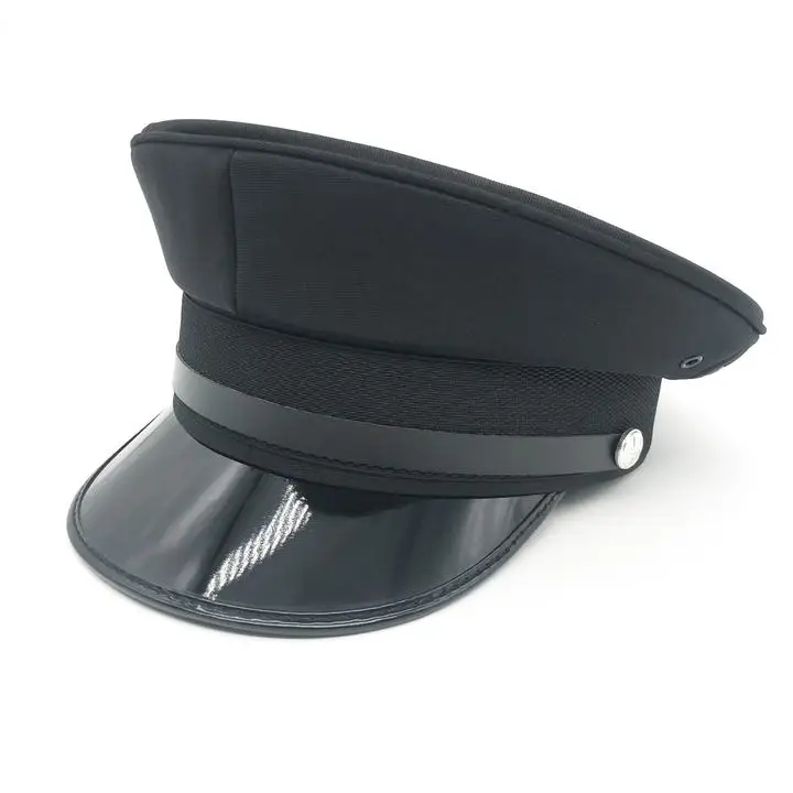 New black adult police hat police role-playing hat Halloween good-looking plot needs