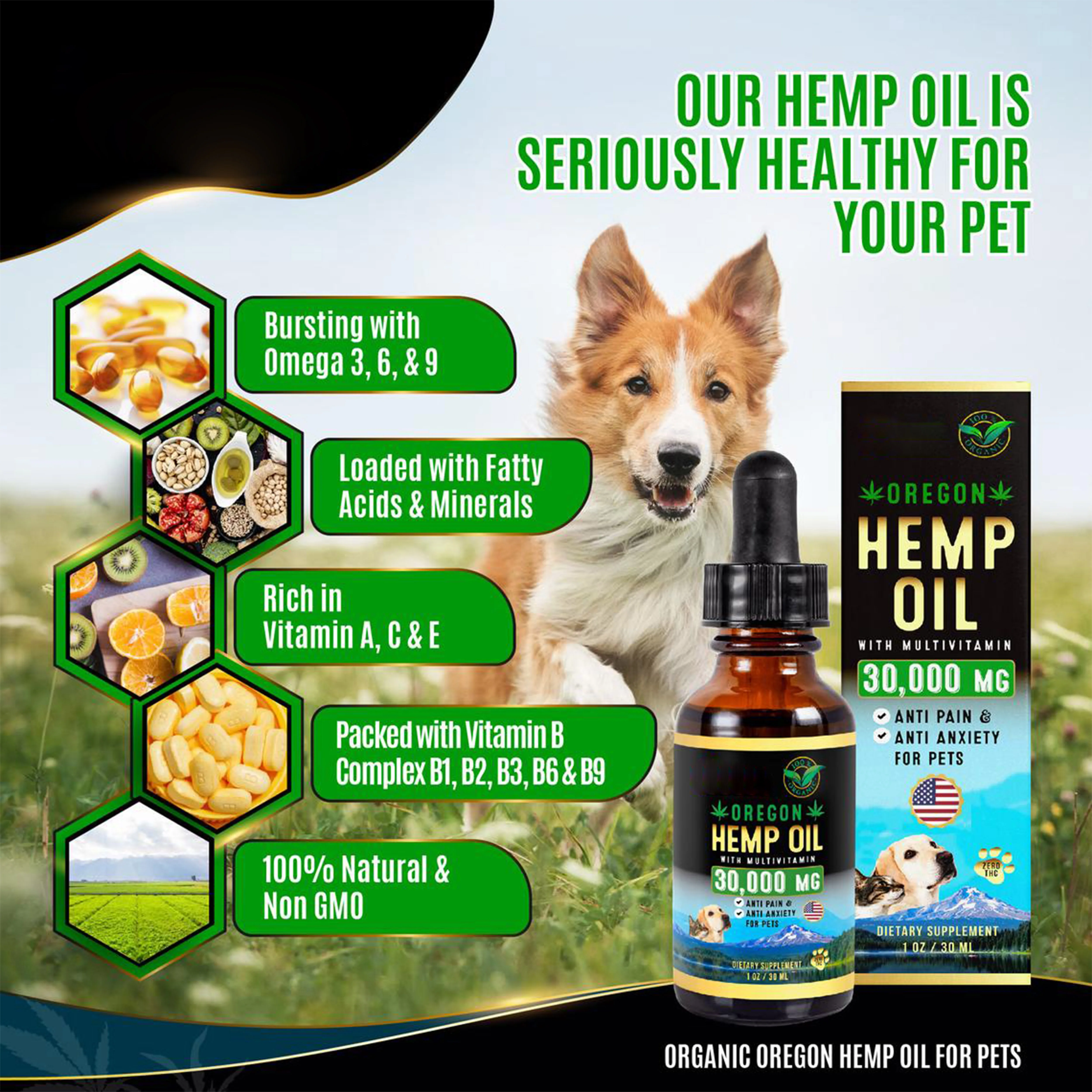 Custom Plant Extracts dog hemp oil for dog treats