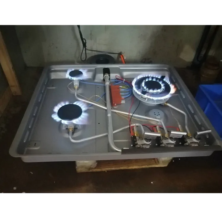 Hot sell built in gas cooker cast iron grill high quality home appliance stainless steel 59cm gas stove Stove Ceramic Cooktop