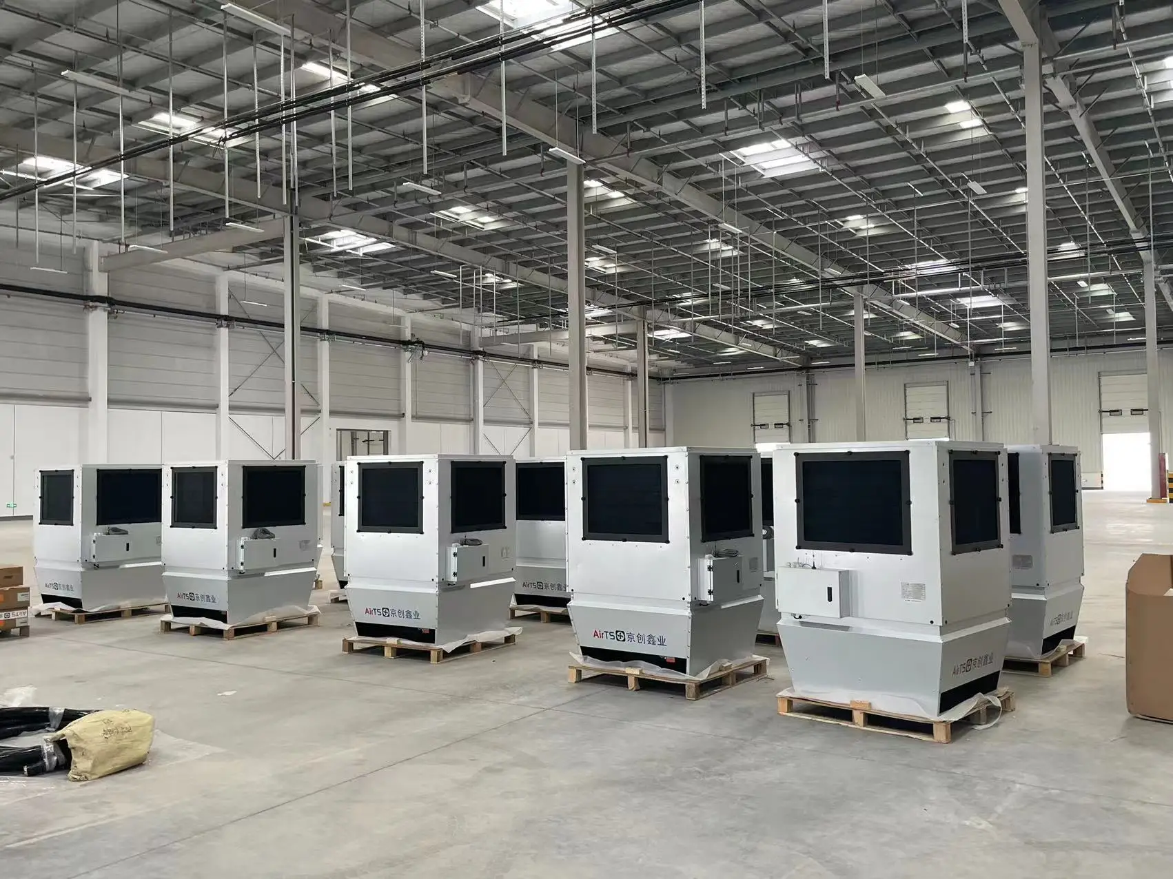 AirTS ductless high and large space cold water chiller type air cooler and heater with chiller For  large space HOVAL SYSTEM