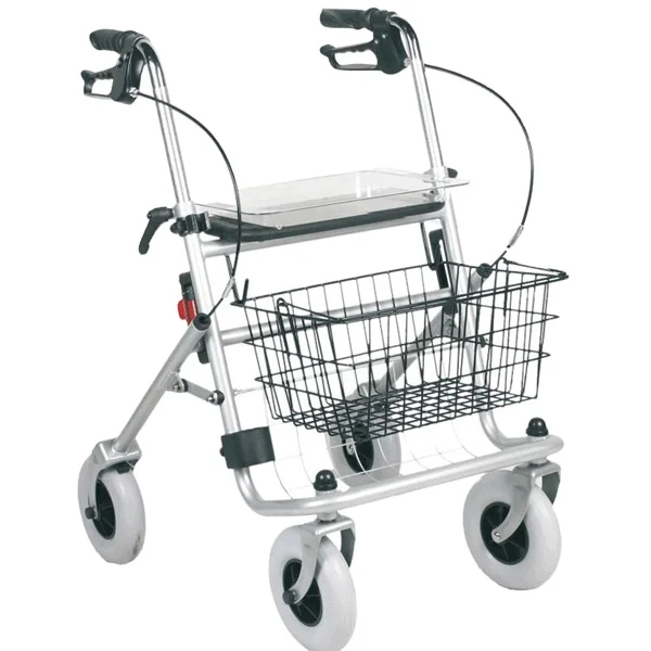 4 wheels Patient adult walkers with wheels for disable elderly