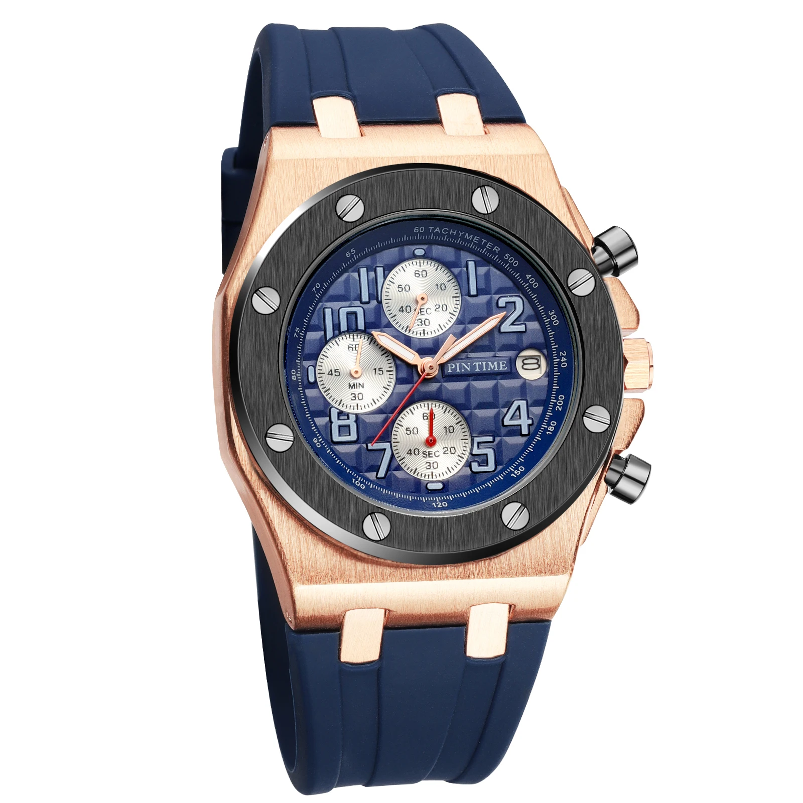 Waterproof Brand Private Label Watch Men Wrist Luxury Hip Hip Diamond Iced Out Men Watch Horloges From China