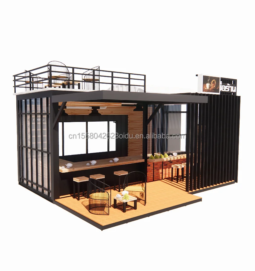 Cheap Price Prefabricated Shipping Mobile Coffee Shop Container Bar Shops Prefab Store
