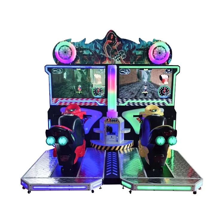 Twins FF Moto Indoor Rides Games Machines Motorcycle Driving Game coin operated game console
