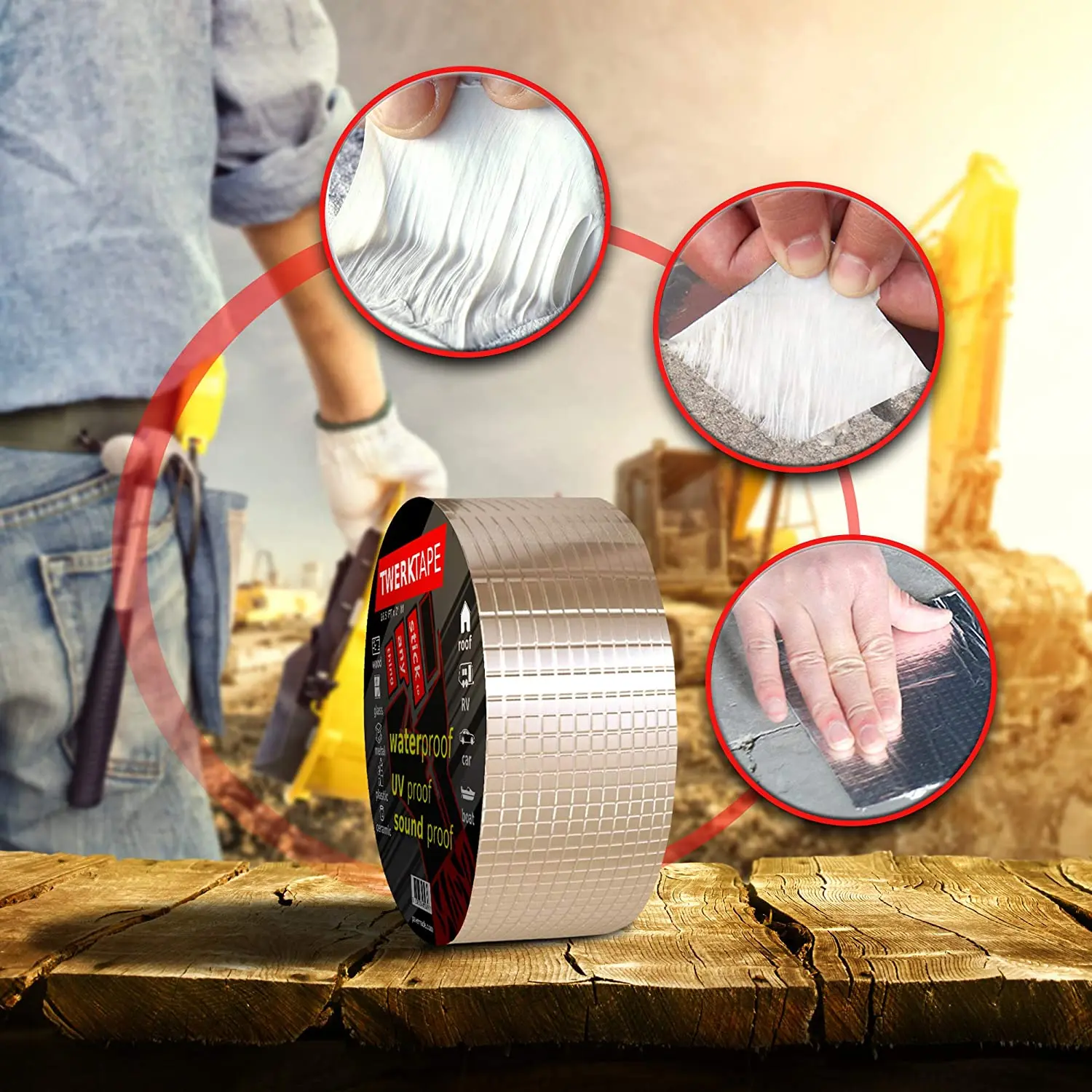 Super Waterproof Tape Sticky Surface Glue Tape Super Adhesion Tape for Leaks High Pressure