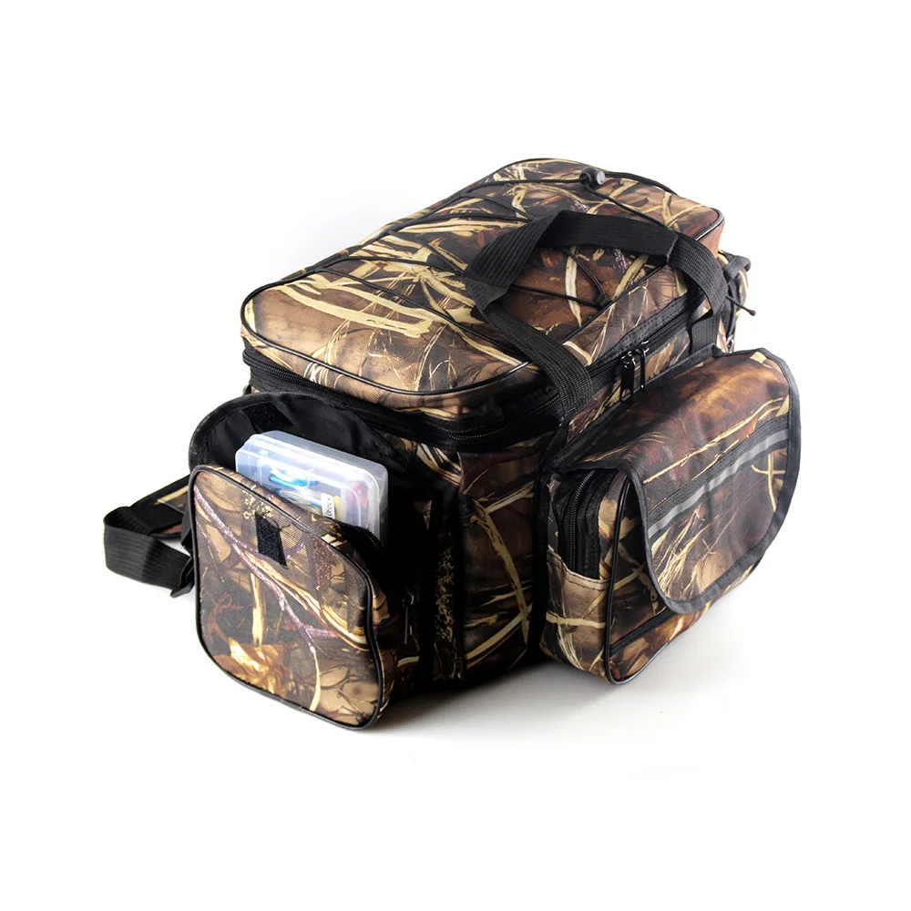 Luya bag Shoulder messenger  Large capacity fishing gear Shoulder bag Hunting bag