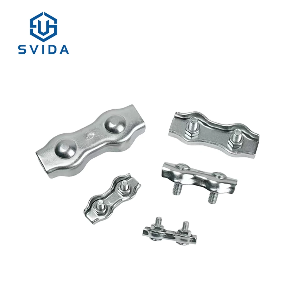 Rigging Hardware Outlet Duplex Wire Rope Clip For Fixed Wire Rope
